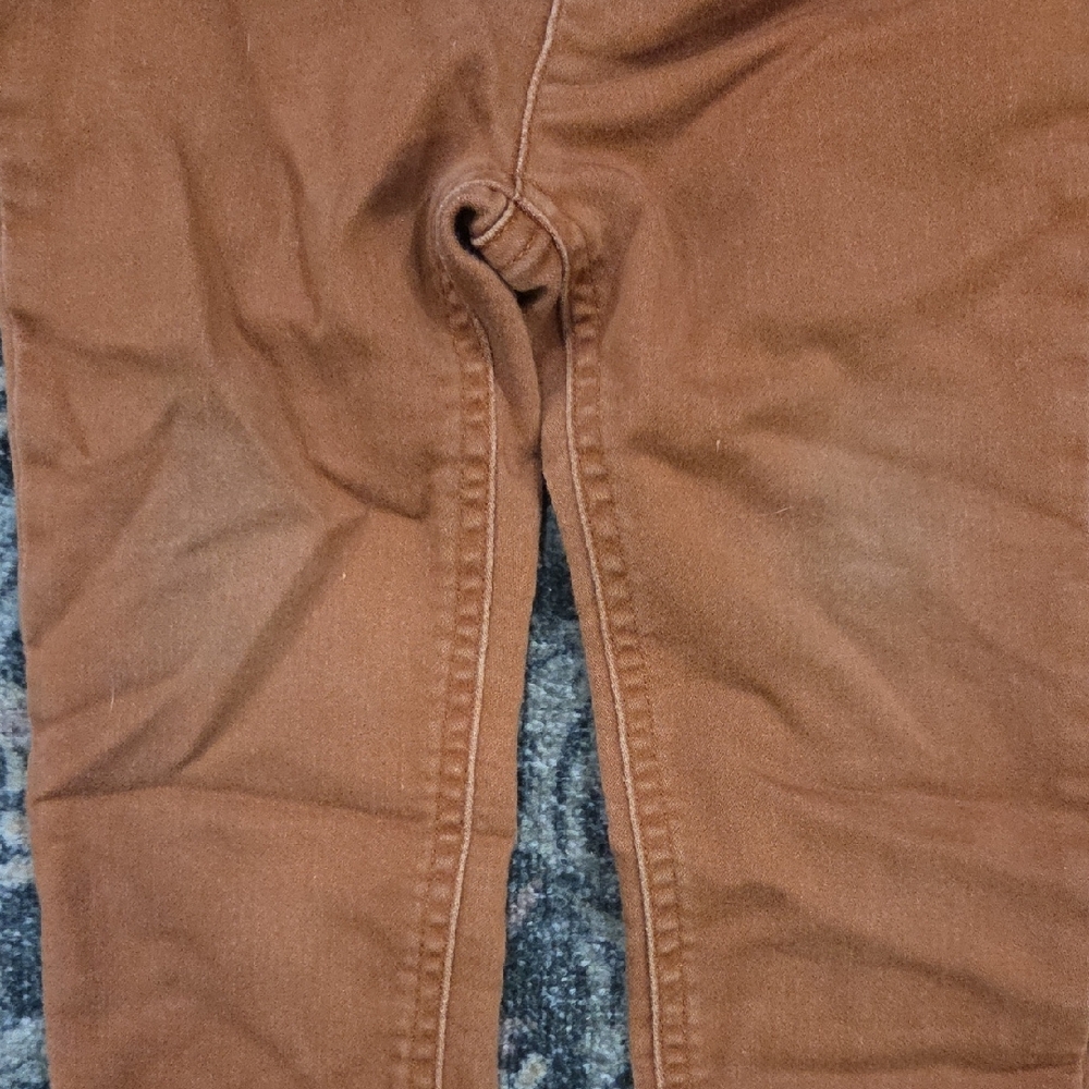 Cat & Jack Blue Corduroy Hooded Jacket with Brown Pants - Picture 4 of 5